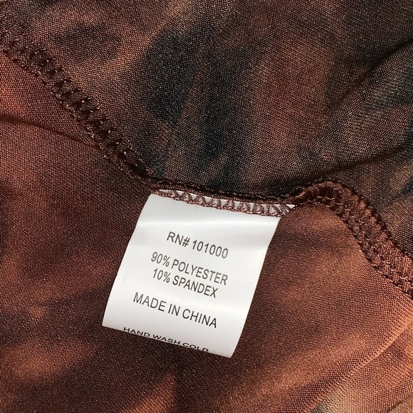 NWT Tie Dye Biker Shorts - Picture 2 of 6